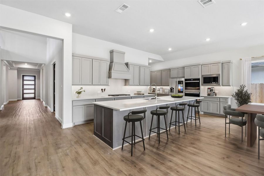 Furnished interior view inside a new home in Woodhavyn 60', Magnolia (Image 4).