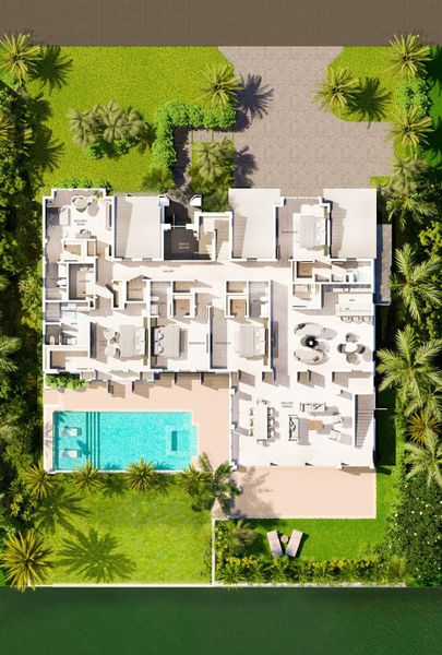 2D floor plan layout of this home in , Delray Beach, FL (Image 4). 2D floor plan layout of this home in , Delray Beach, FL (Image 4).