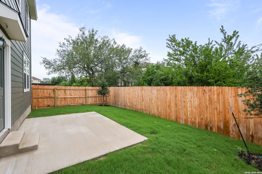 Exterior details and patio area of a home in Applewhite Meadows, San Antonio (Image 3). Exterior details and patio area of a home in Applewhite Meadows, San Antonio (Image 3).