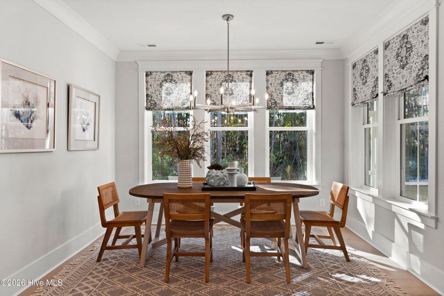 Furnished interior view inside a new home in East & Mason, Wilmington (Image 16). Furnished interior view inside a new home in East & Mason, Wilmington (Image 16).