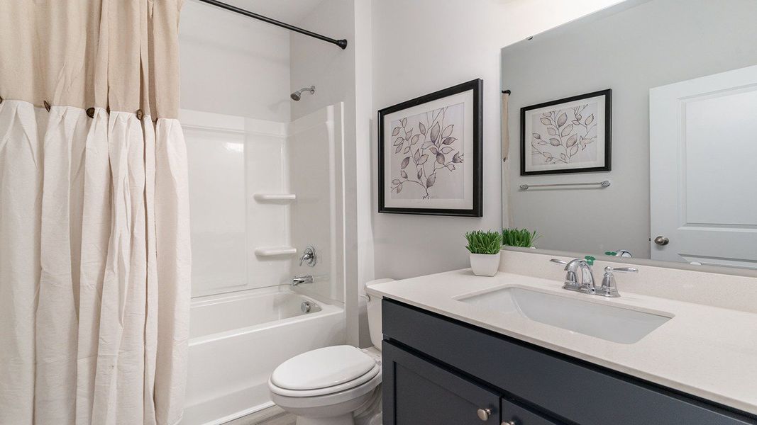 Furnished interior view inside a new home in The Preserve at Shaftesbury Glen, Conway (Image 12).