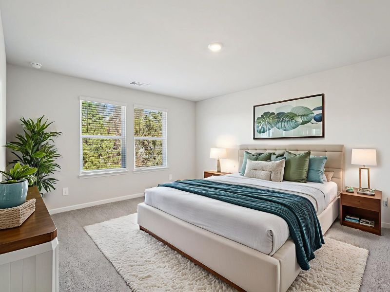 Furnished interior view inside a new home in Ivey Township, Dallas (Image 10).