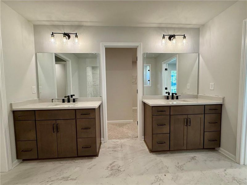 Furnished interior view inside a new home in Berkeley Mill, Cumming (Image 4).