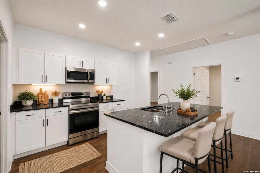 Furnished interior view inside a new home in , San Antonio (Image 5).