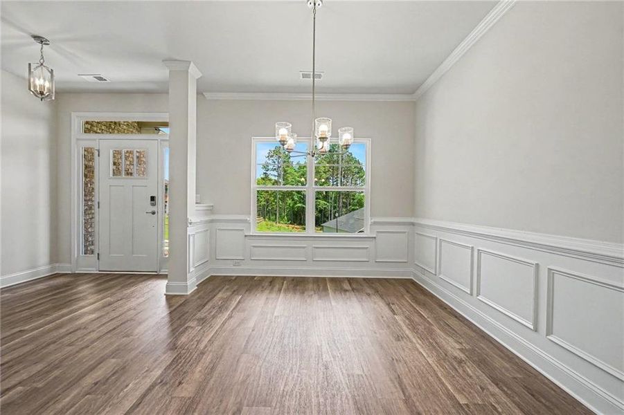 Spacious, unfurnished interior of a new home in The Fields of Walnut Creek, Pendergrass (Image 17). Spacious, unfurnished interior of a new home in The Fields of Walnut Creek, Pendergrass (Image 17).