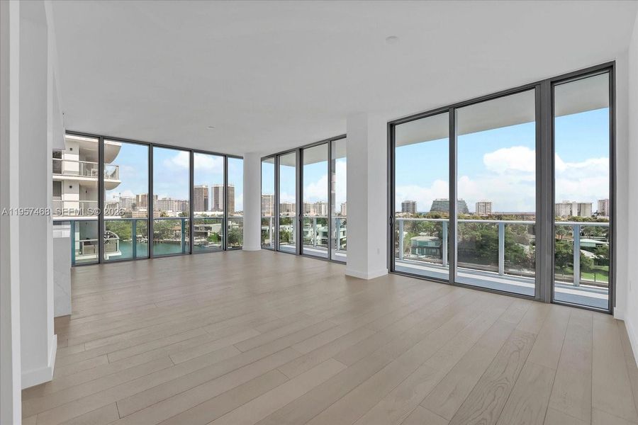 Spacious, unfurnished interior of a new home in , Bay Harbor Islands (Image 13). Spacious, unfurnished interior of a new home in , Bay Harbor Islands (Image 13).