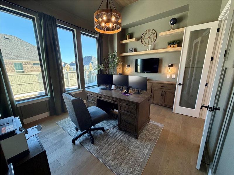 Furnished interior view inside a new home in Pecan Square: 100ft. lots, Northlake (Image 8). Furnished interior view inside a new home in Pecan Square: 100ft. lots, Northlake (Image 8).