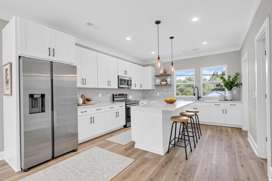 Furnished interior view inside a new home in , North Charleston (Image 6).