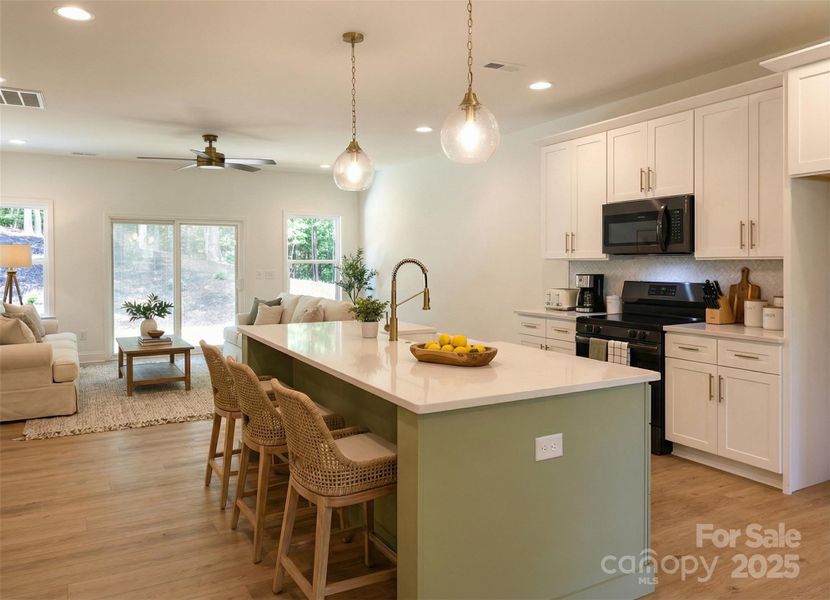 Furnished interior view inside a new home in , Salisbury (Image 4).