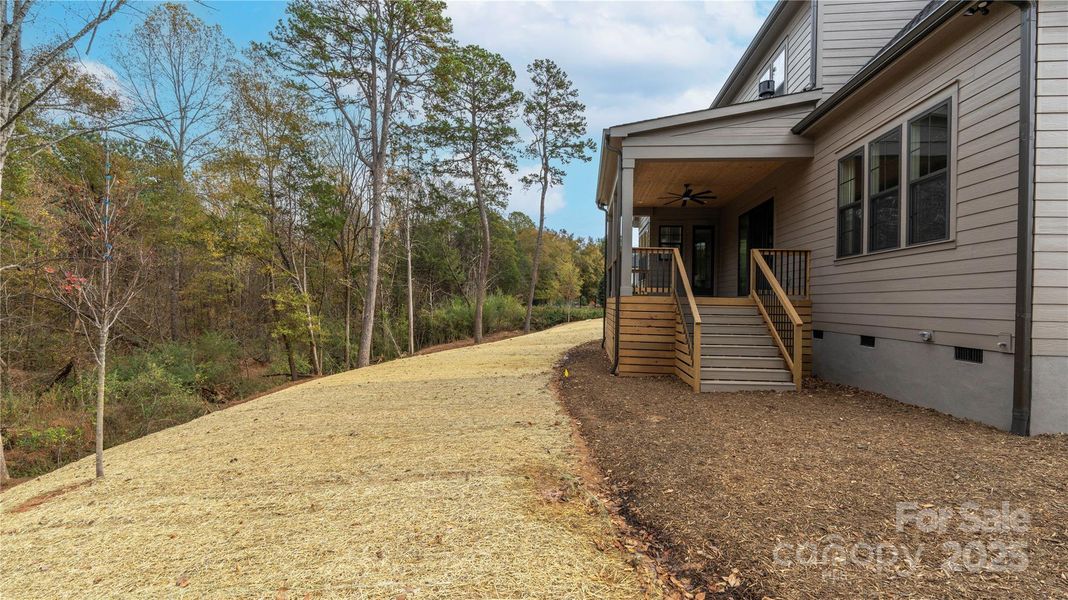 Exterior details and patio area of a home in , Huntersville (Image 4).