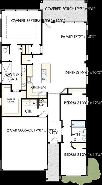 2D floor plan layout of this home in The Woodlands Hills - Reserve Collection, Willis, TX (Image 2). 2D floor plan layout of this home in The Woodlands Hills - Reserve Collection, Willis, TX (Image 2).