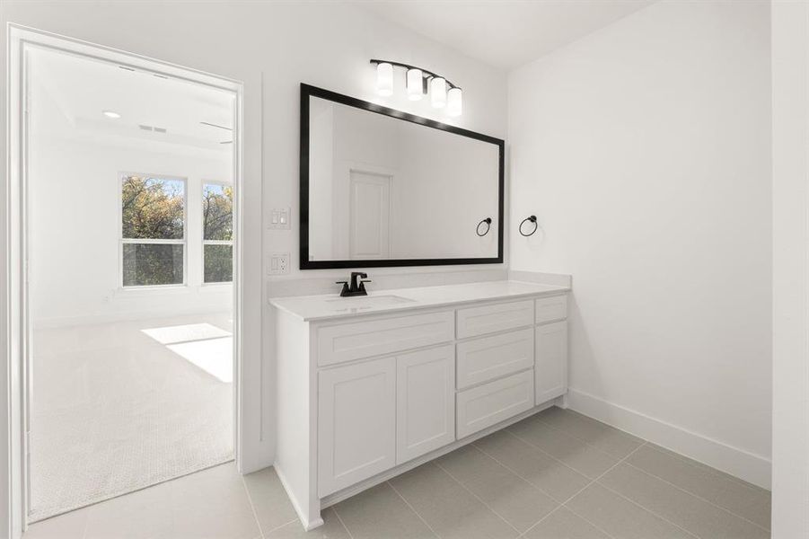 Furnished interior view inside a new home in Valencia on The Lake, Little Elm (Image 16).