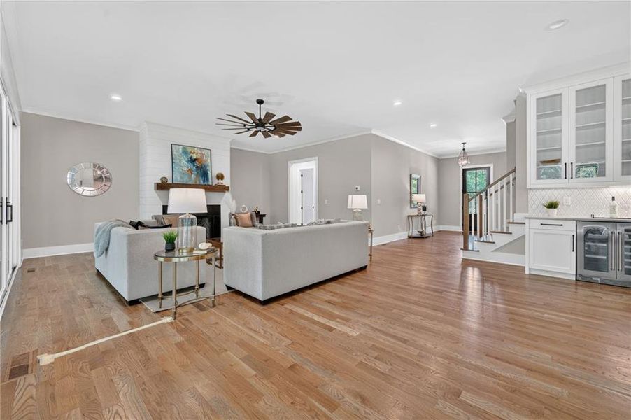 Furnished interior view inside a new home in , Cumming (Image 30).
