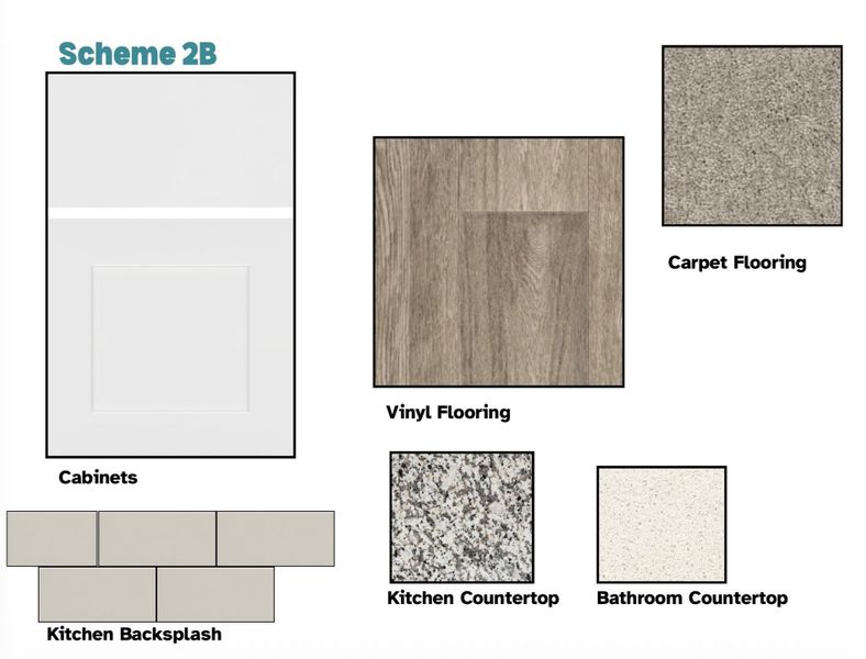 Sample of building materials used in homes in Sorella, Tomball (Image 4).