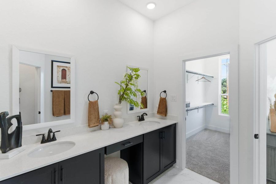 Furnished interior view inside a new home in Rose Hill, San Antonio (Image 19).