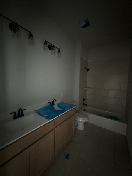 In-progress construction of a new home in Terra Escalante, Blue Ridge, TX (Image 13).