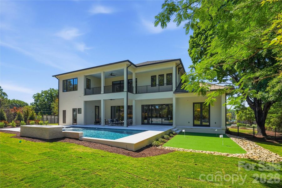 Exterior details and patio area of a home in , Cornelius (Image 31).