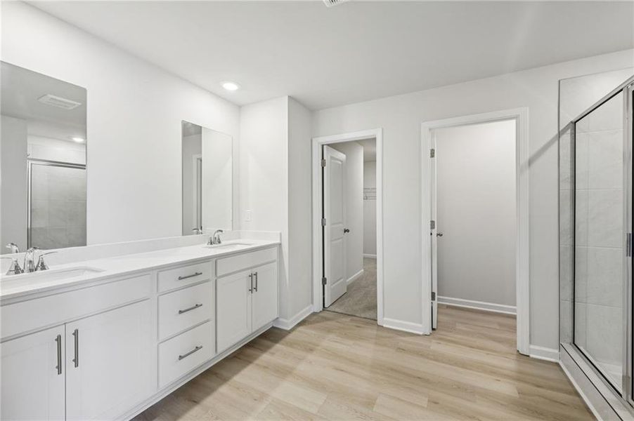Furnished interior view inside a new home in Westmont Preserve, Powder Springs (Image 20).