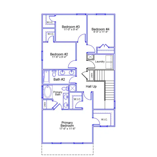 2D floor plan layout of this home in Laurinton Farms, Hopkins, SC (Image 3). 2D floor plan layout of this home in Laurinton Farms, Hopkins, SC (Image 3).