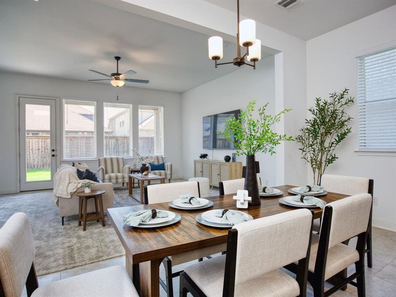 Furnished interior view inside a new home in , Prosper (Image 15). Furnished interior view inside a new home in , Prosper (Image 15).