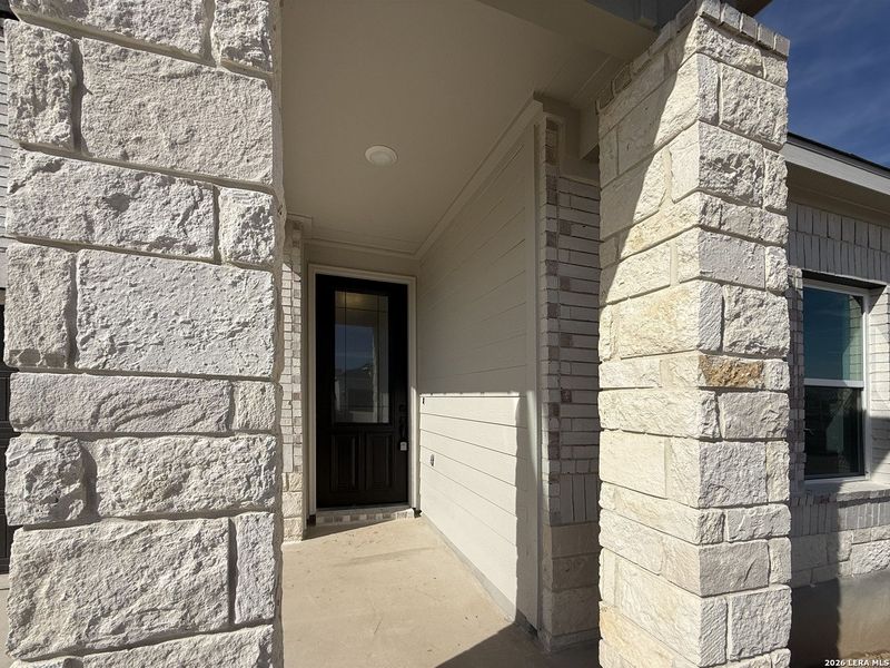Exterior details and patio area of a home in The Wilder, Adkins (Image 2). Exterior details and patio area of a home in The Wilder, Adkins (Image 2).