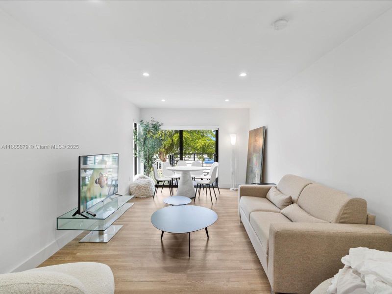 Furnished interior view inside a new home in , Miami Beach (Image 14). Furnished interior view inside a new home in , Miami Beach (Image 14).