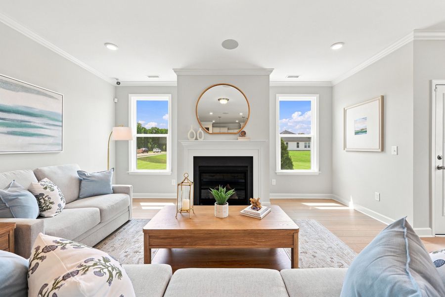 Representative furnished interior of a home built from the The Daphne C by Davidson Homes LLC in Wendell Ridge, Wendell (Image 9). Representative furnished interior of a home built from the The Daphne C by Davidson Homes LLC in Wendell Ridge, Wendell (Image 9).