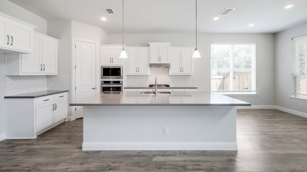 Representative furnished interior of a home built from the Cornell by DRB Homes in Brookewater, Rosenberg (Image 7).