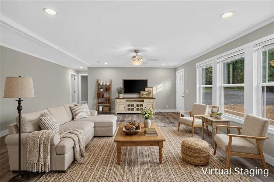 Furnished interior view inside a new home in , Waleska (Image 10).
