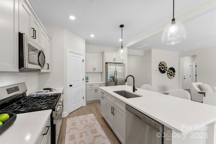 Furnished interior view inside a new home in , Charlotte (Image 35).