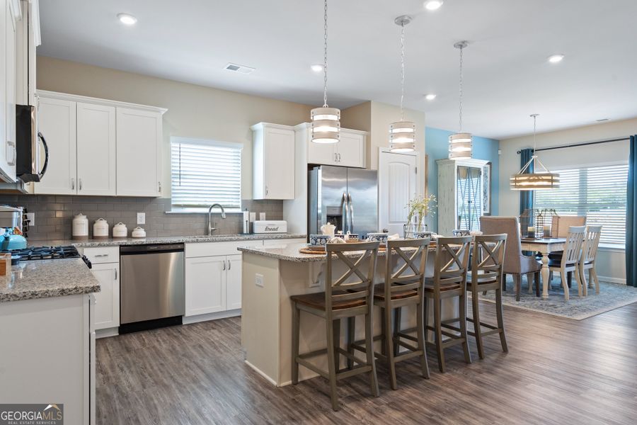 Furnished interior view inside a new home in Bryson Farms, Byron (Image 4).