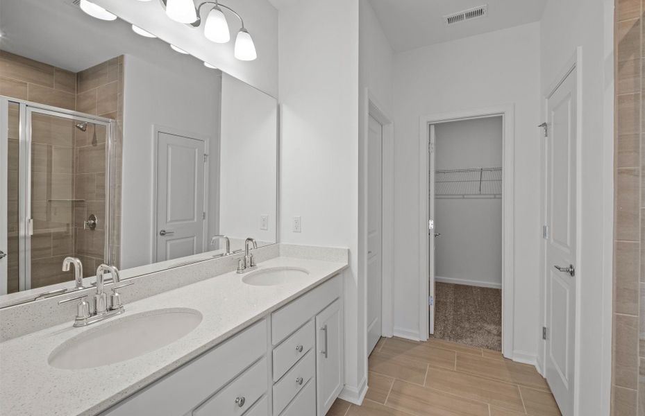 Furnished interior view inside a new home in Parkside Crossing, Charlotte (Image 17).