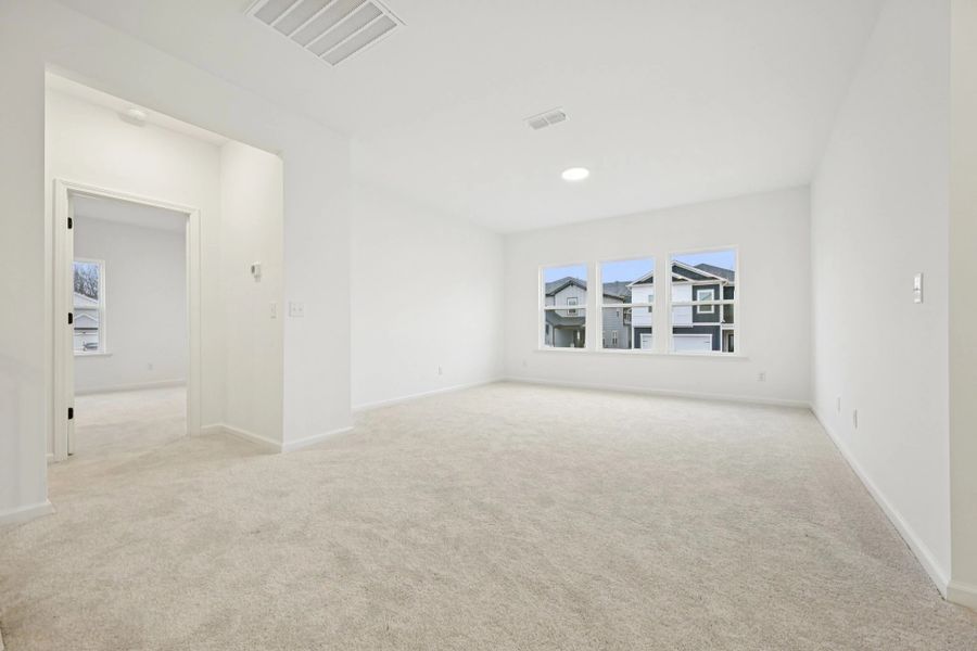 Loft featuring the AW Collection® Rosemary - Flexible living wrapped in warmth and wood.