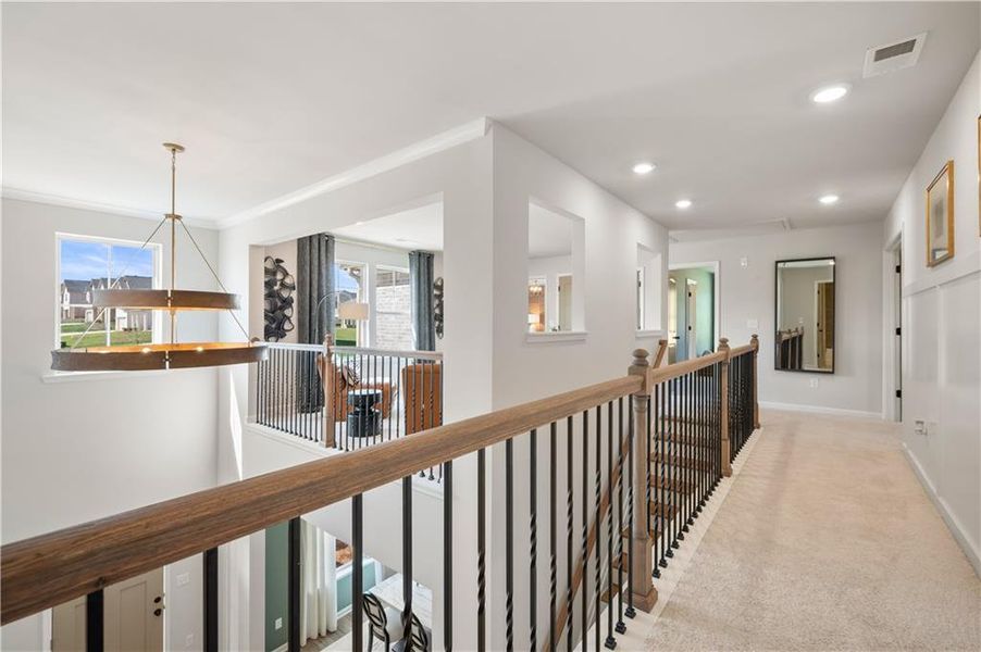 Furnished interior view inside a new home in Adagio, Dacula (Image 40).