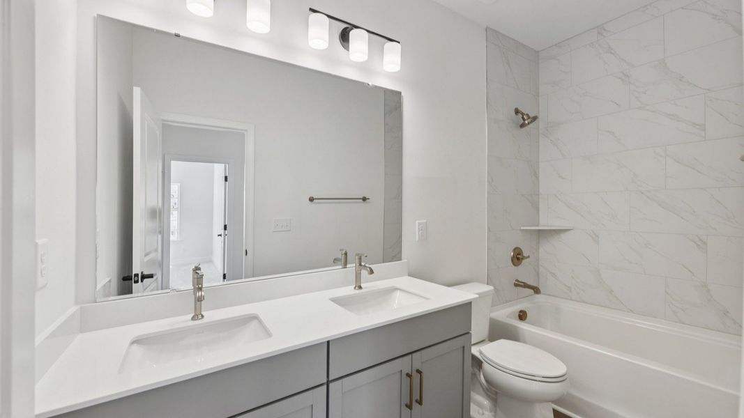 The Brentwood by DRB homes in River District Charlotte NC - Bathroom The Brentwood by DRB homes in River District Charlotte NC - Bathroom
