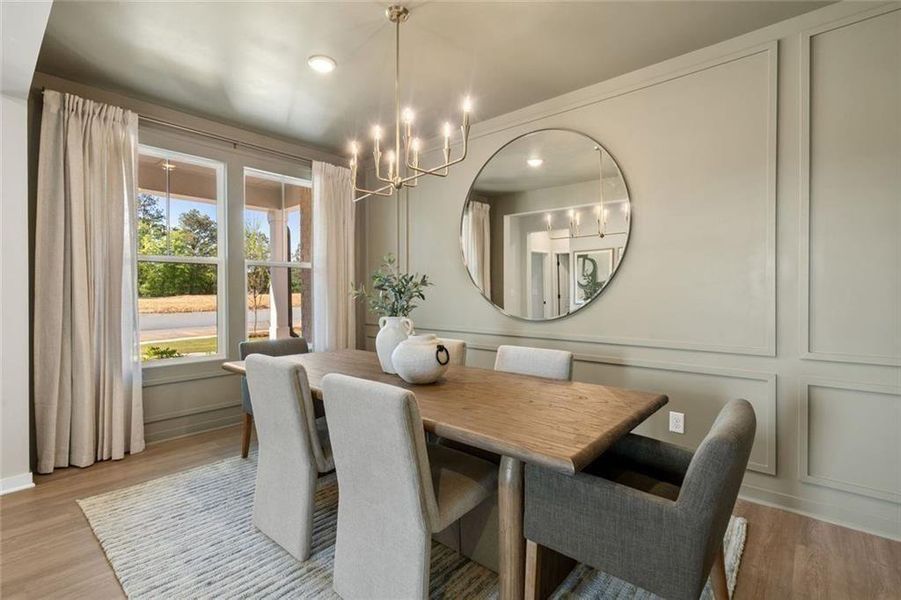 Furnished interior view inside a new home in Windsong Estates, McDonough (Image 29).
