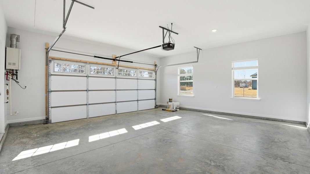 2-car garage fully insulated, and garage door is insulated 2-car garage fully insulated, and garage door is insulated