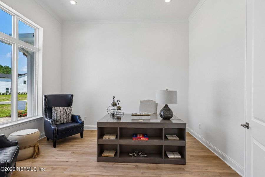 Furnished interior view inside a new home in SilverLeaf, St. Augustine (Image 41).