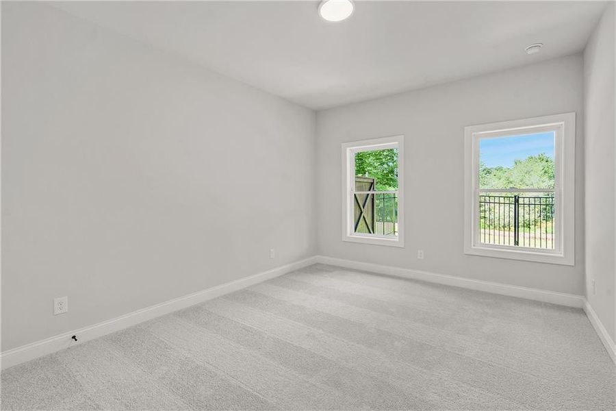 Spacious, unfurnished interior of a new home in Waterside Townhomes, Peachtree Corners (Image 22).