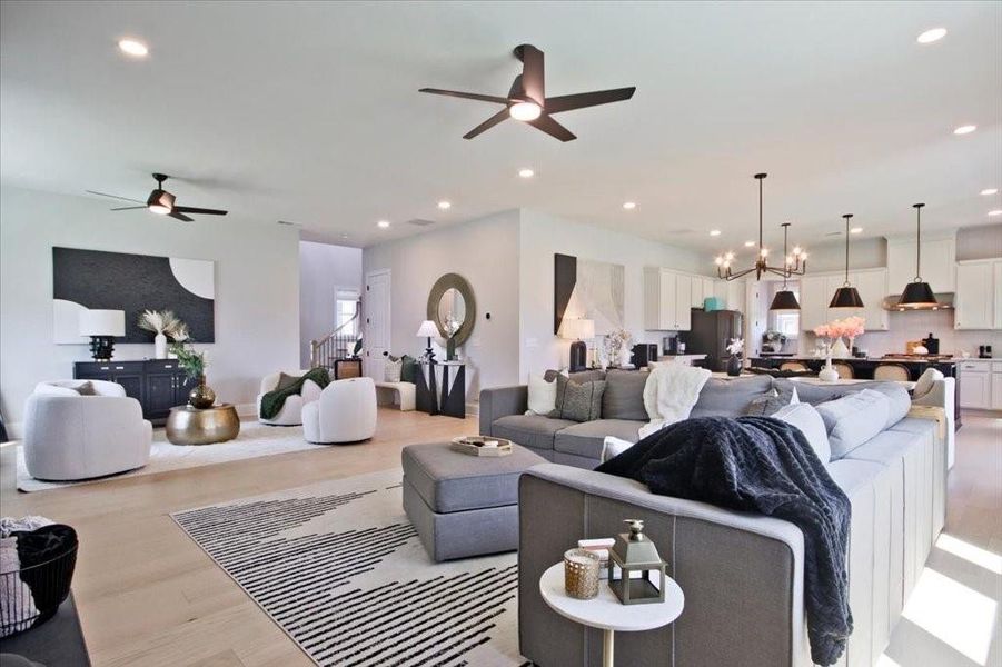 Furnished interior view inside a new home in , Cumming (Image 9).