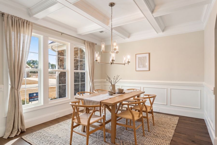 Representative furnished interior of a home built from the Byrnes II - Elite Collection by Mungo Homes in Suter Estates, Easley (Image 8).