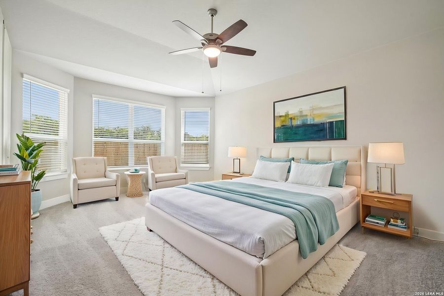 Furnished interior view inside a new home in Sagebrooke - Classic Series, San Antonio (Image 10).