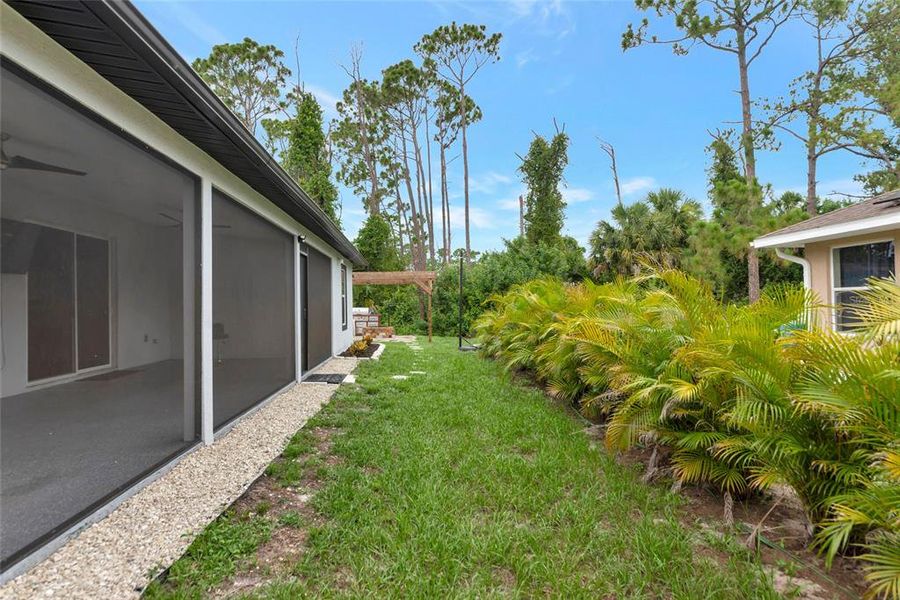 Exterior details and patio area of a home in , North Port (Image 27). Exterior details and patio area of a home in , North Port (Image 27).