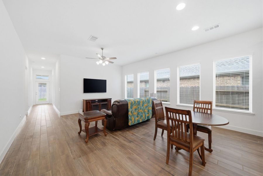 Furnished interior view inside a new home in Artavia, Conroe (Image 14).