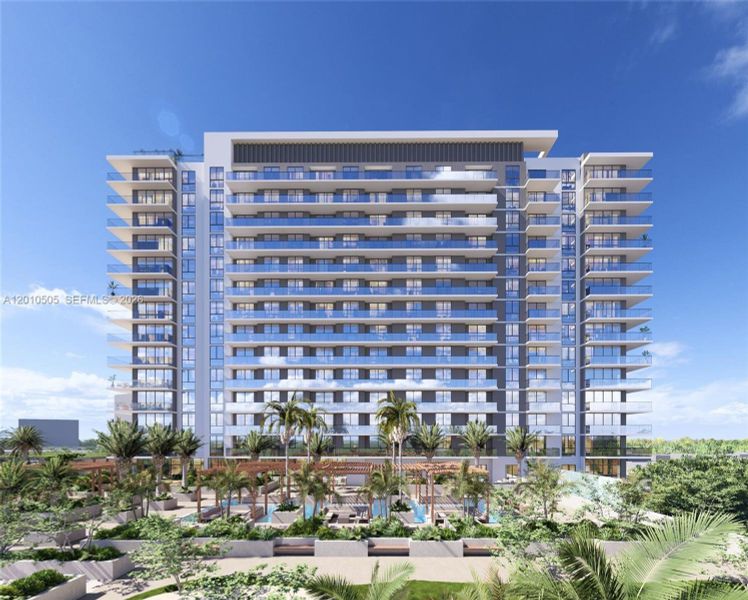 Condo located in Miami, FL showcasing its design and architecture (Image 4).
