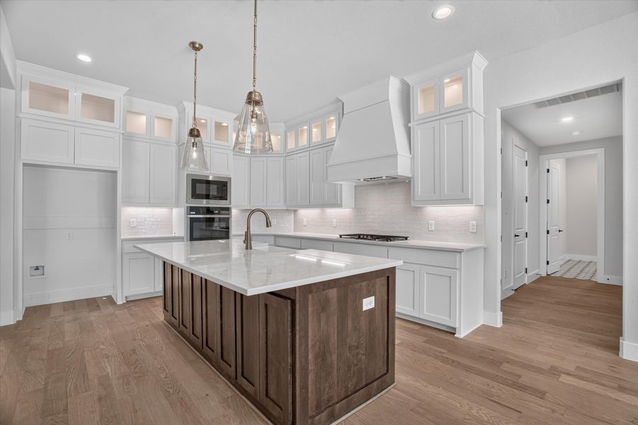 Furnished interior view inside a new home in Timberview Preserves, Weatherford (Image 8).
