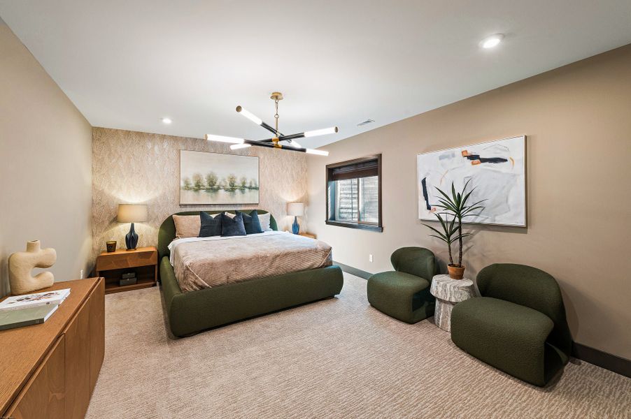 Representative furnished interior of a home built from the Winslow by Fischer Homes in Twin Lakes, Hoschton (Image 26).