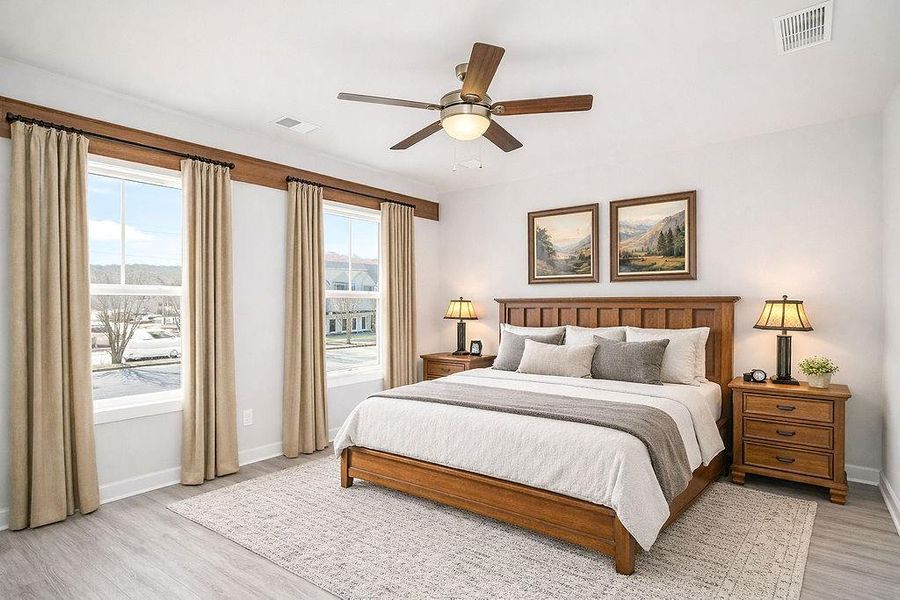 Furnished interior view inside a new home in , Fayetteville (Image 7). Furnished interior view inside a new home in , Fayetteville (Image 7).