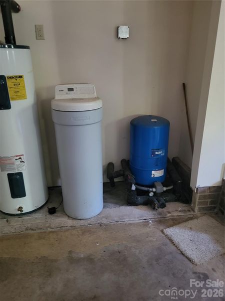 Garage -water heater and water filter Garage -water heater and water filter