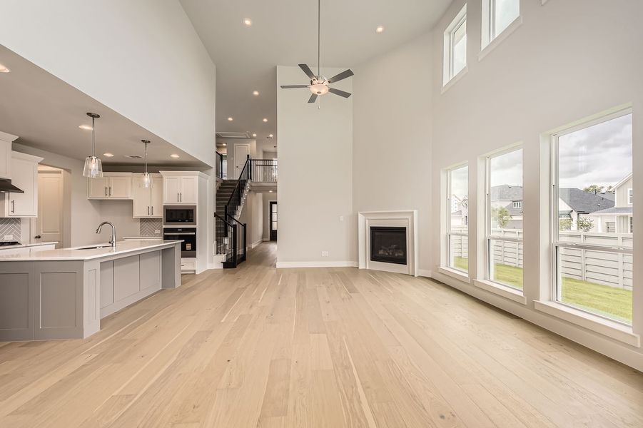 Plan 1568 Representative Photo - Living Room/Kitchen Plan 1568 Representative Photo - Living Room/Kitchen